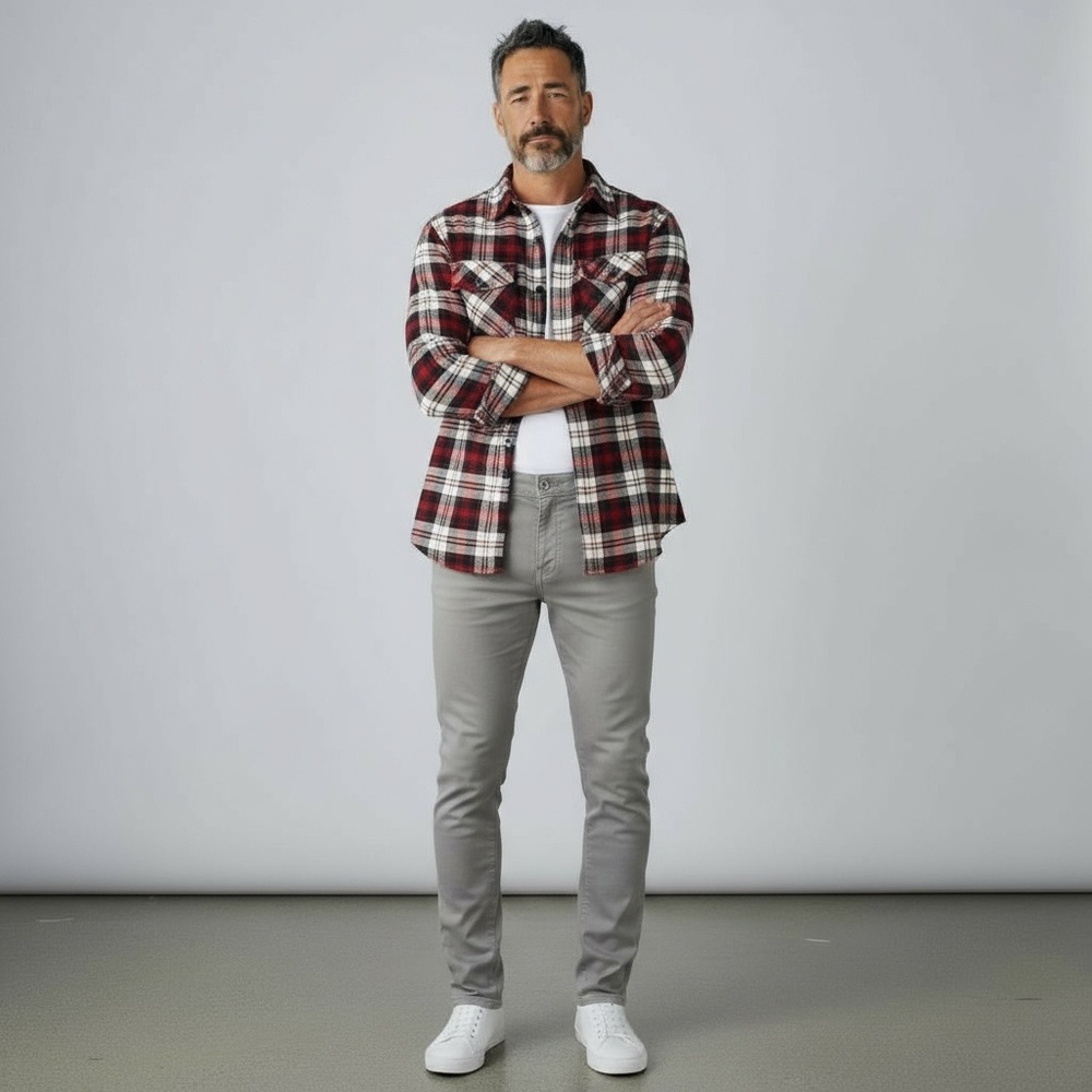 Ben Sherman Men's  Gray Chinos